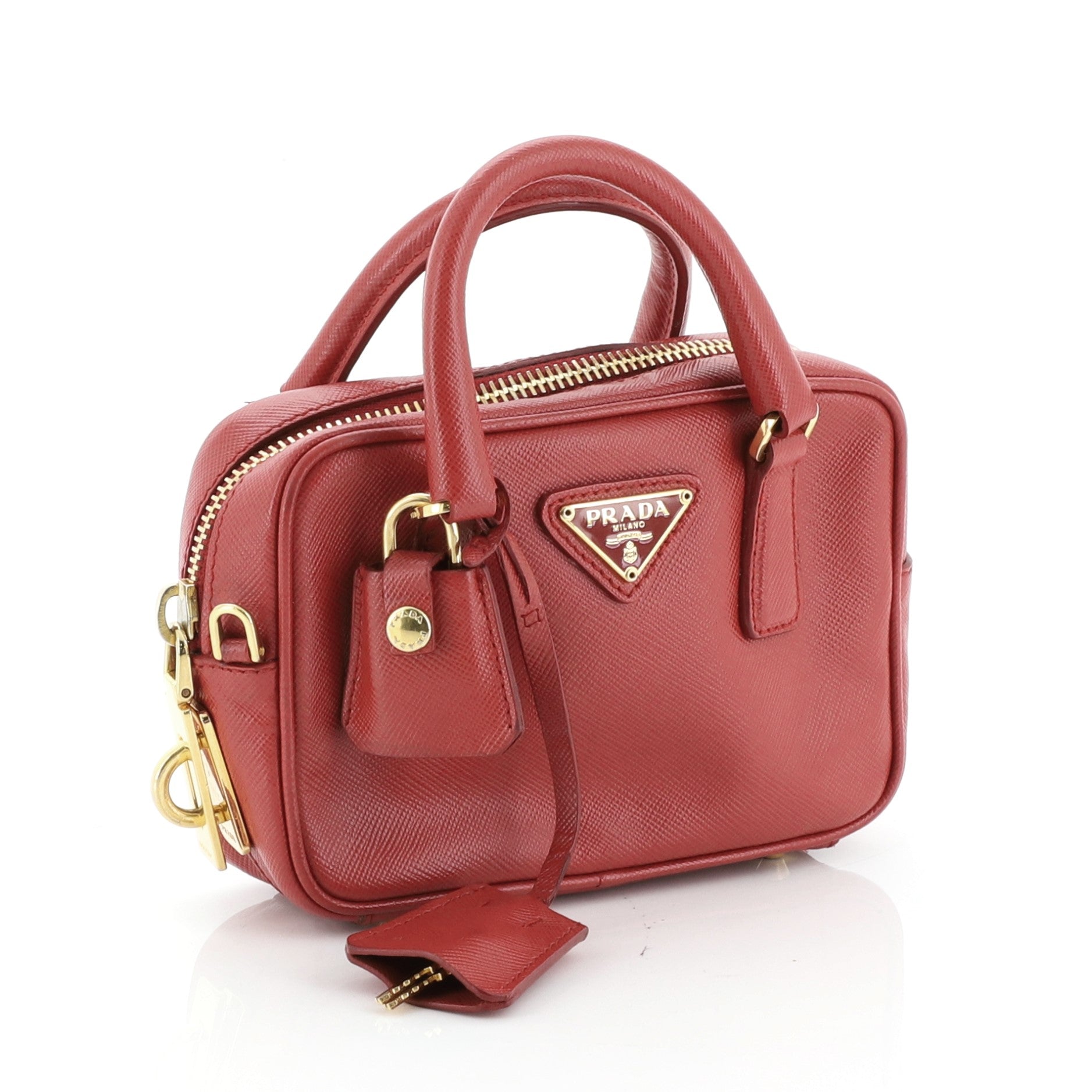 Bauletto Bag Saffiano Leather Mini