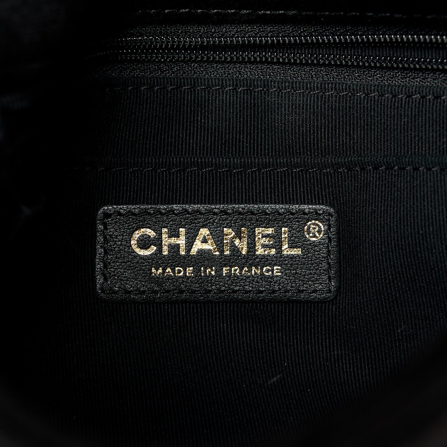 Velvet Quilted Double Frame Flap Black