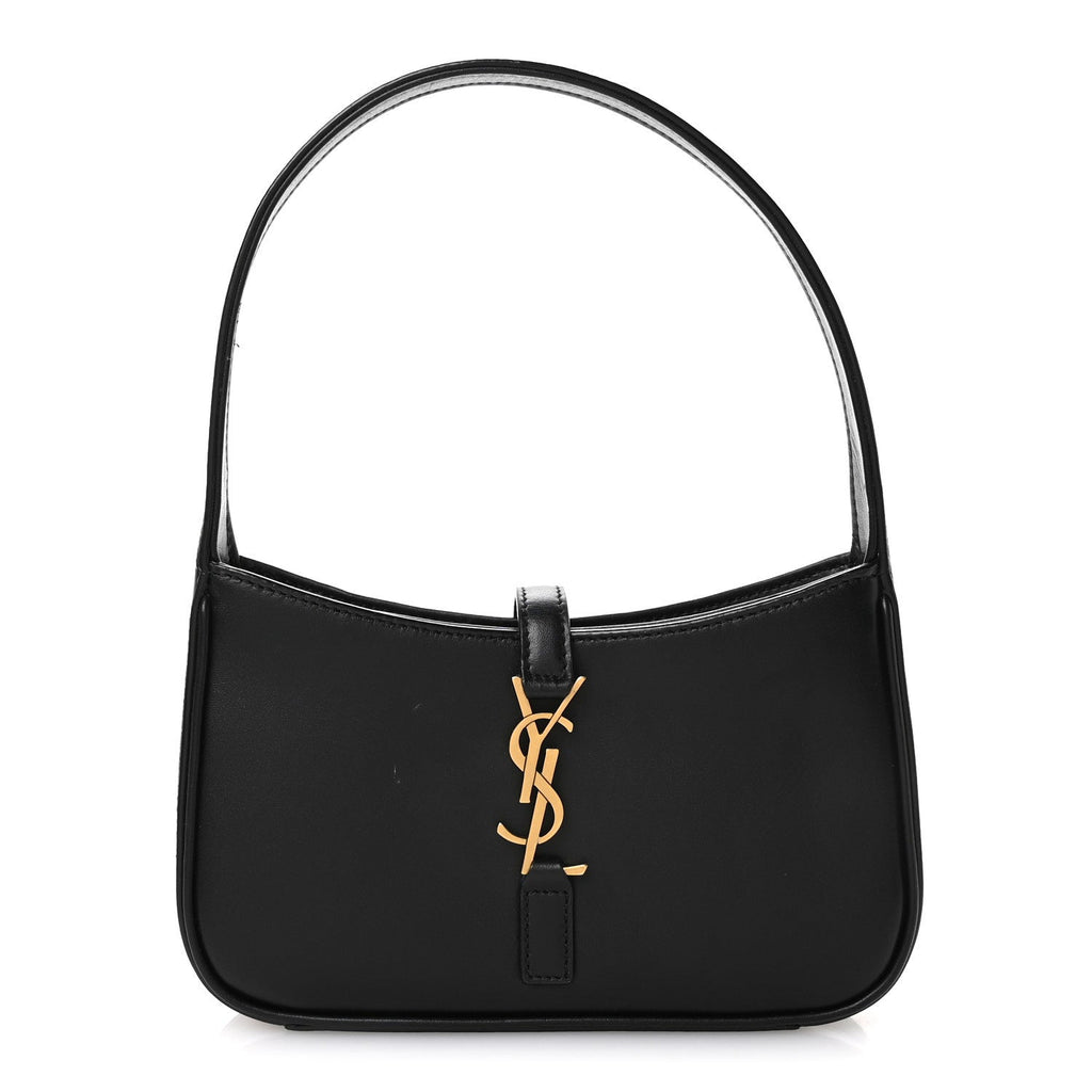Smooth Calfskin Le 5 A 7 Mini Hobo Black