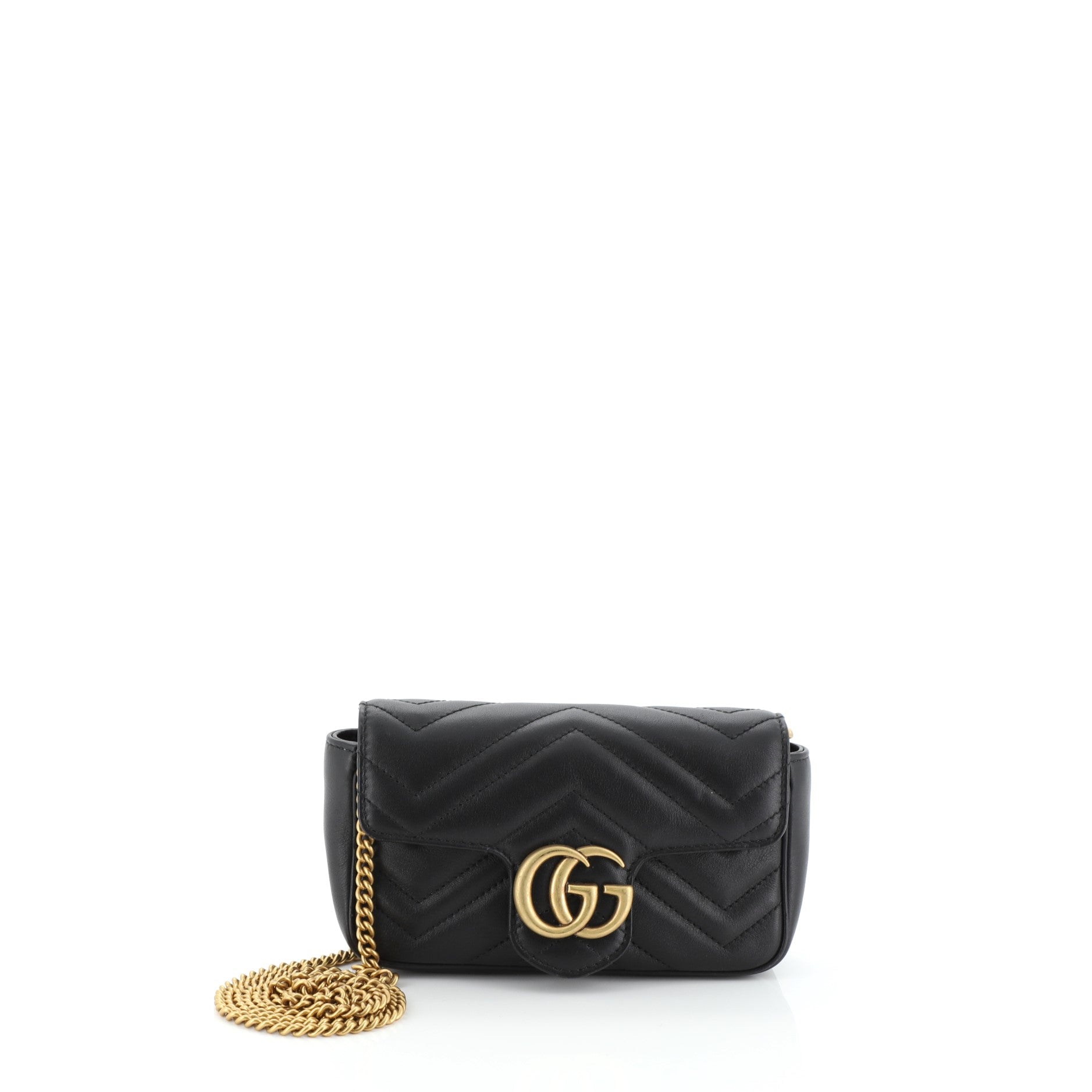 GG Marmont Flap Bag Matelasse Leather Super Mini