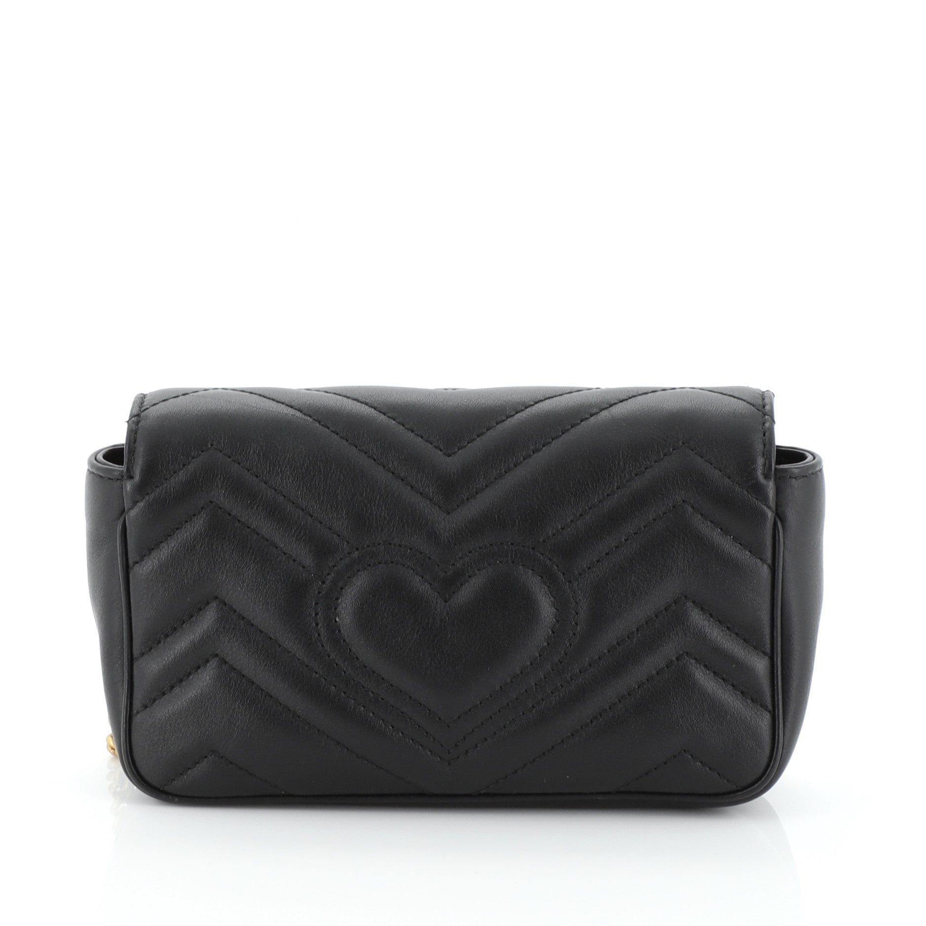 GG Marmont Flap Bag Matelasse Leather Super Mini