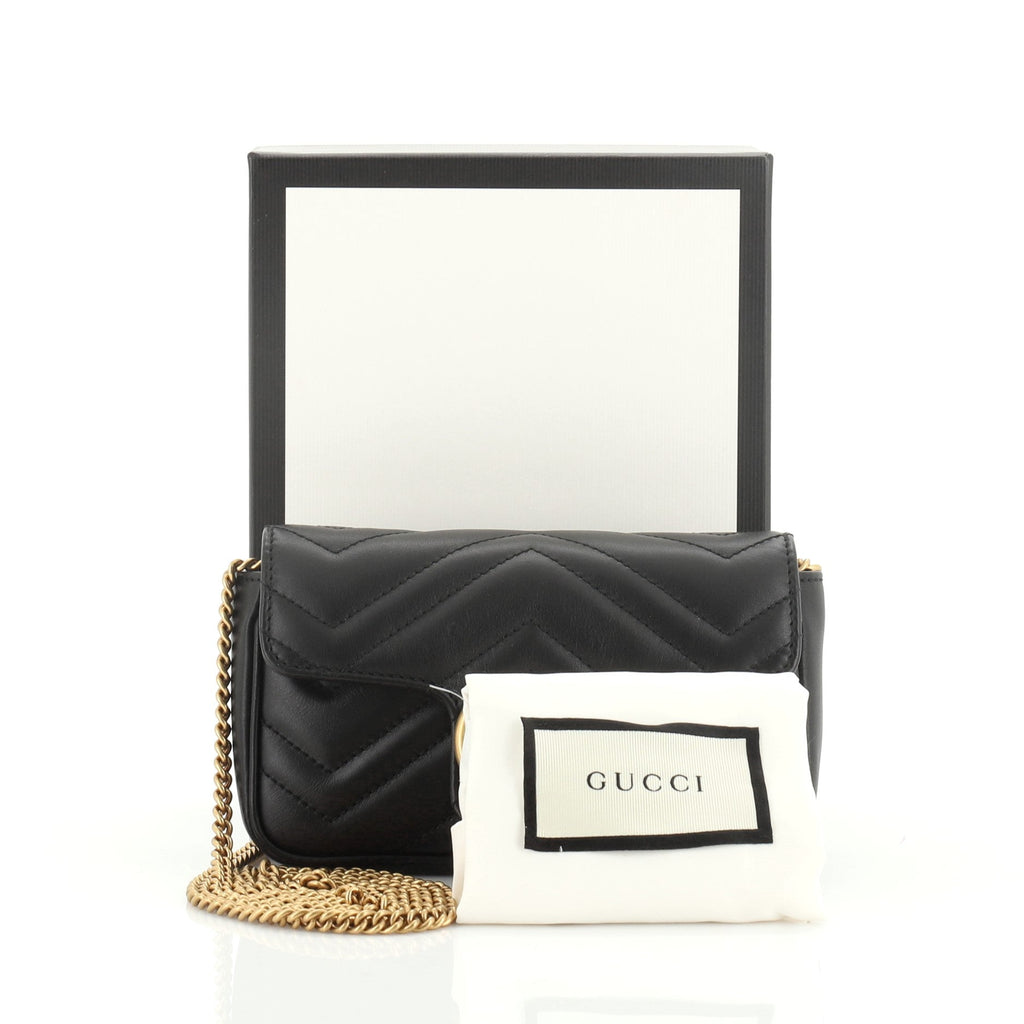 GG Marmont Flap Bag Matelasse Leather Super Mini