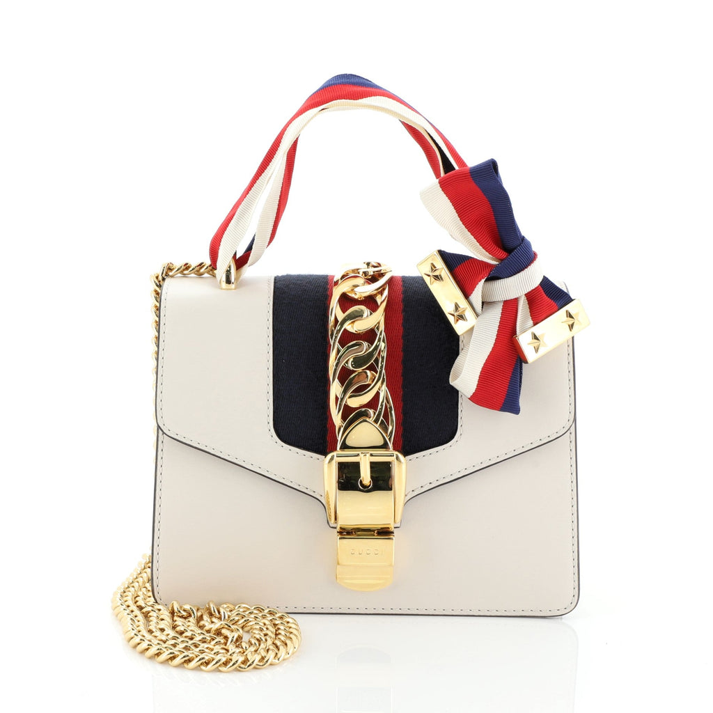 Sylvie Chain Shoulder Bag Leather Mini