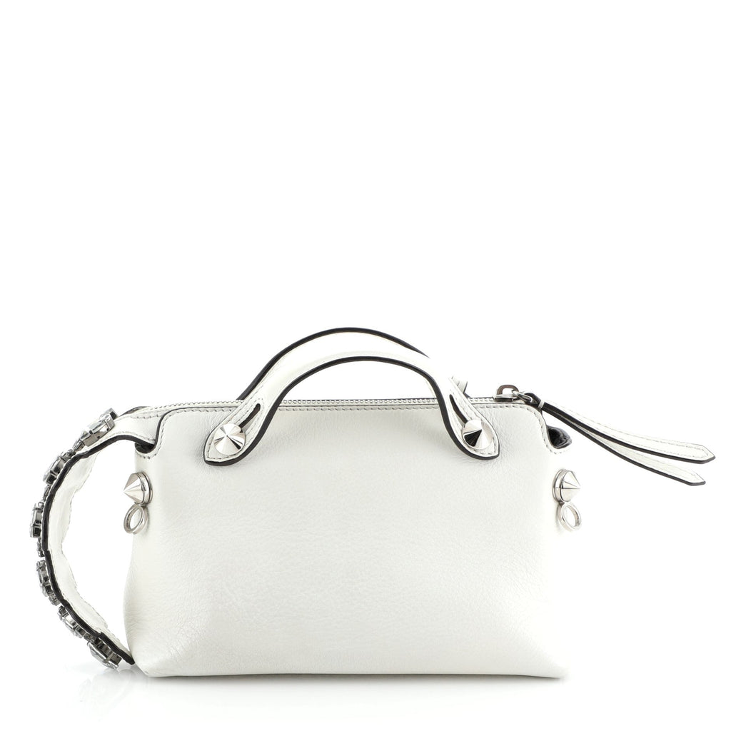 By The Way Satchel Leather with Crystals Mini