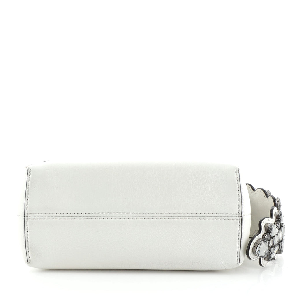 By The Way Satchel Leather with Crystals Mini