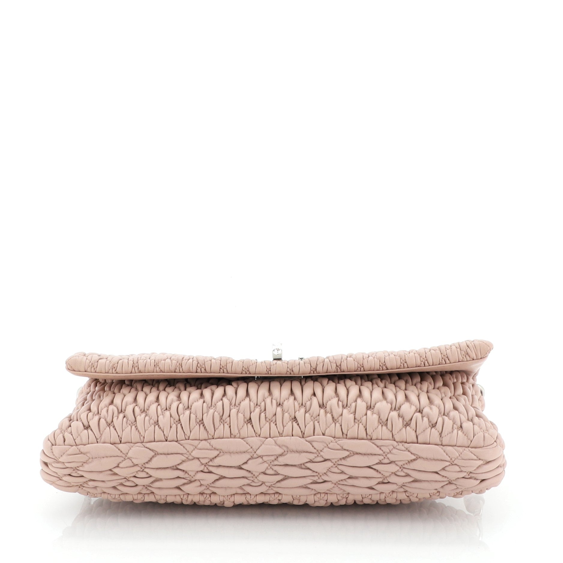 Crystal Clutch Matelasse Leather Medium