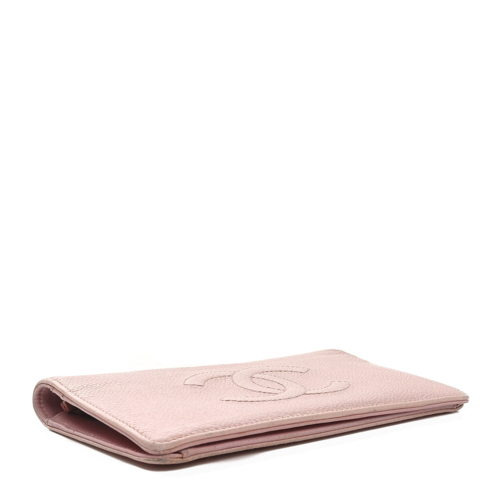 Caviar Timeless CC Yen Wallet Pink