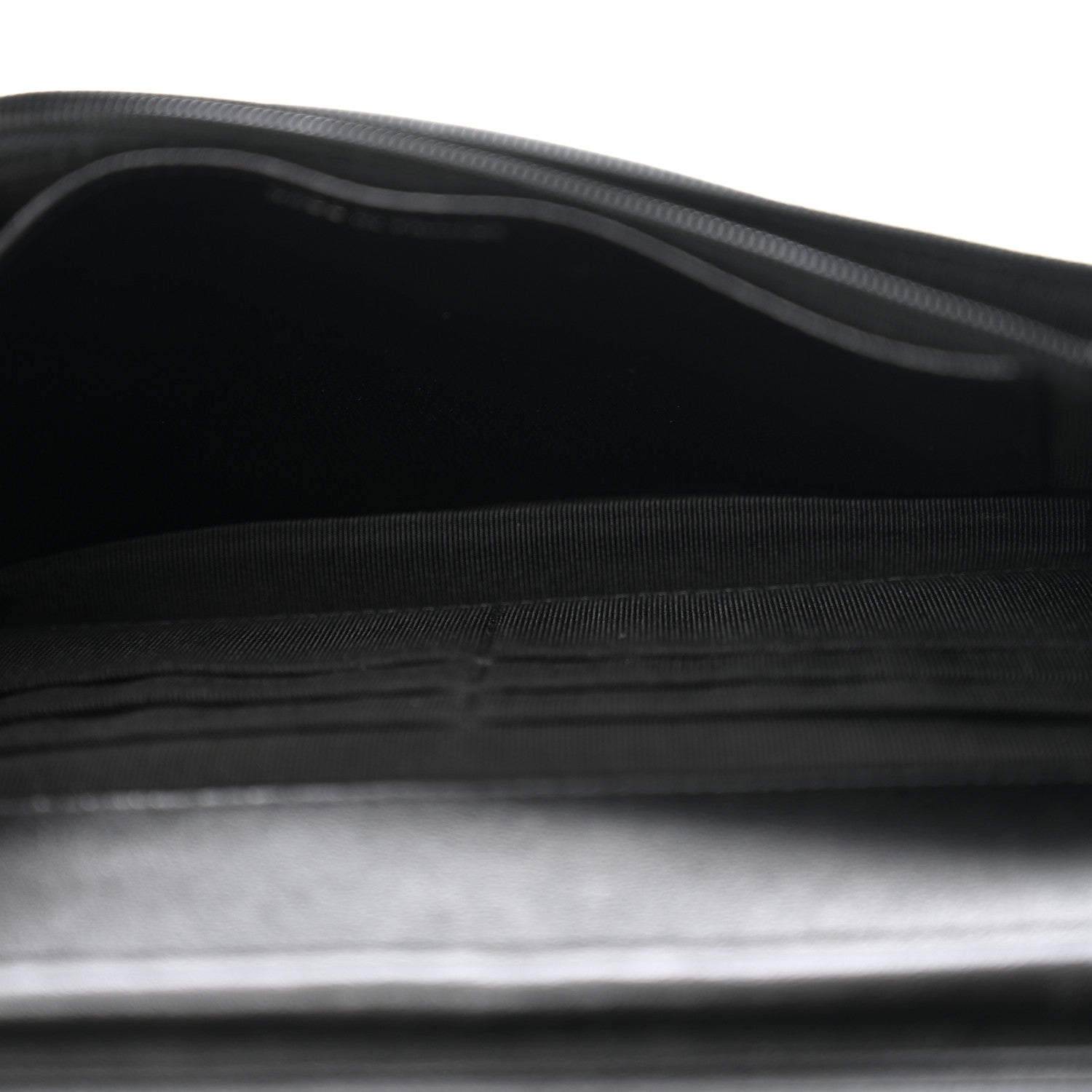 Lambskin Quilted Wallet On Chain WOC So Black