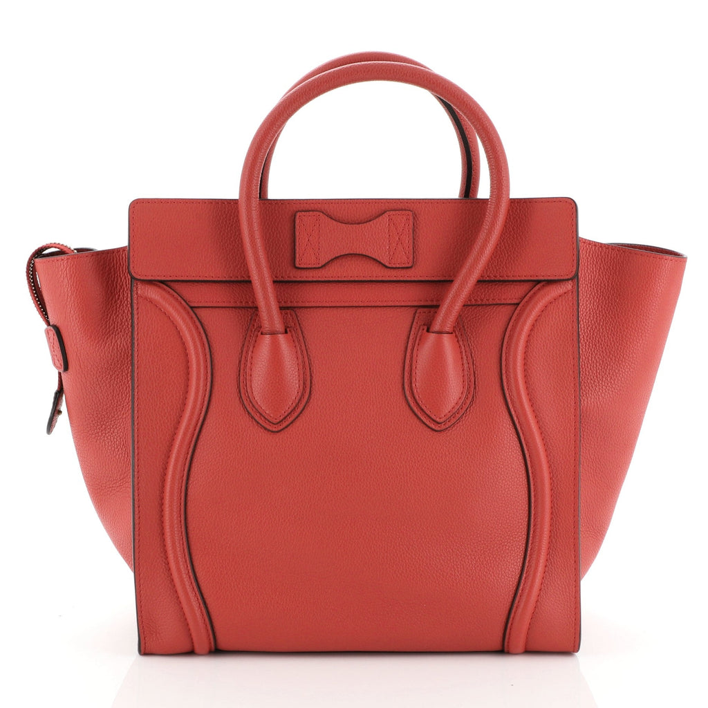 Luggage Bag Grainy Leather Mini