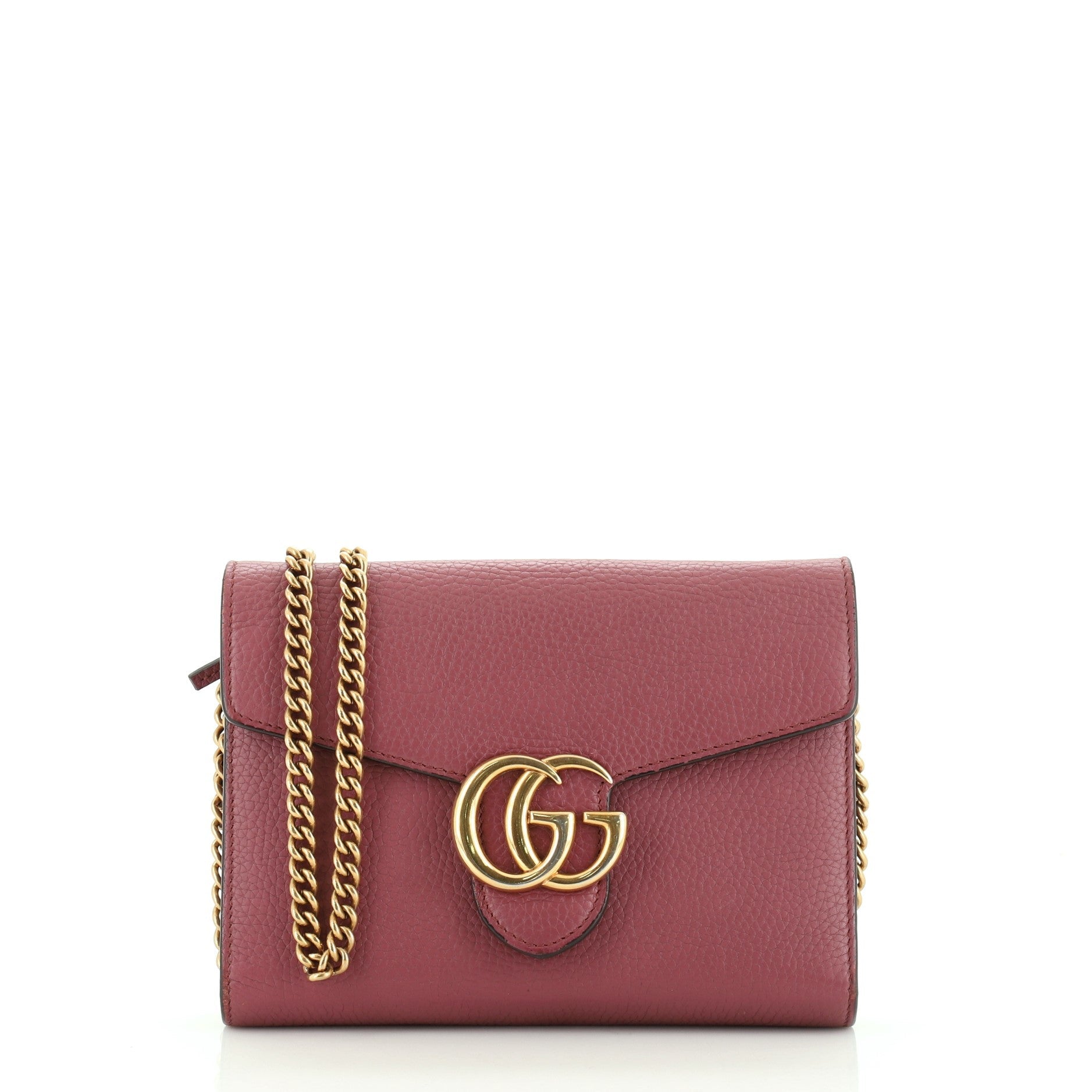GG Marmont Chain Wallet Leather Mini