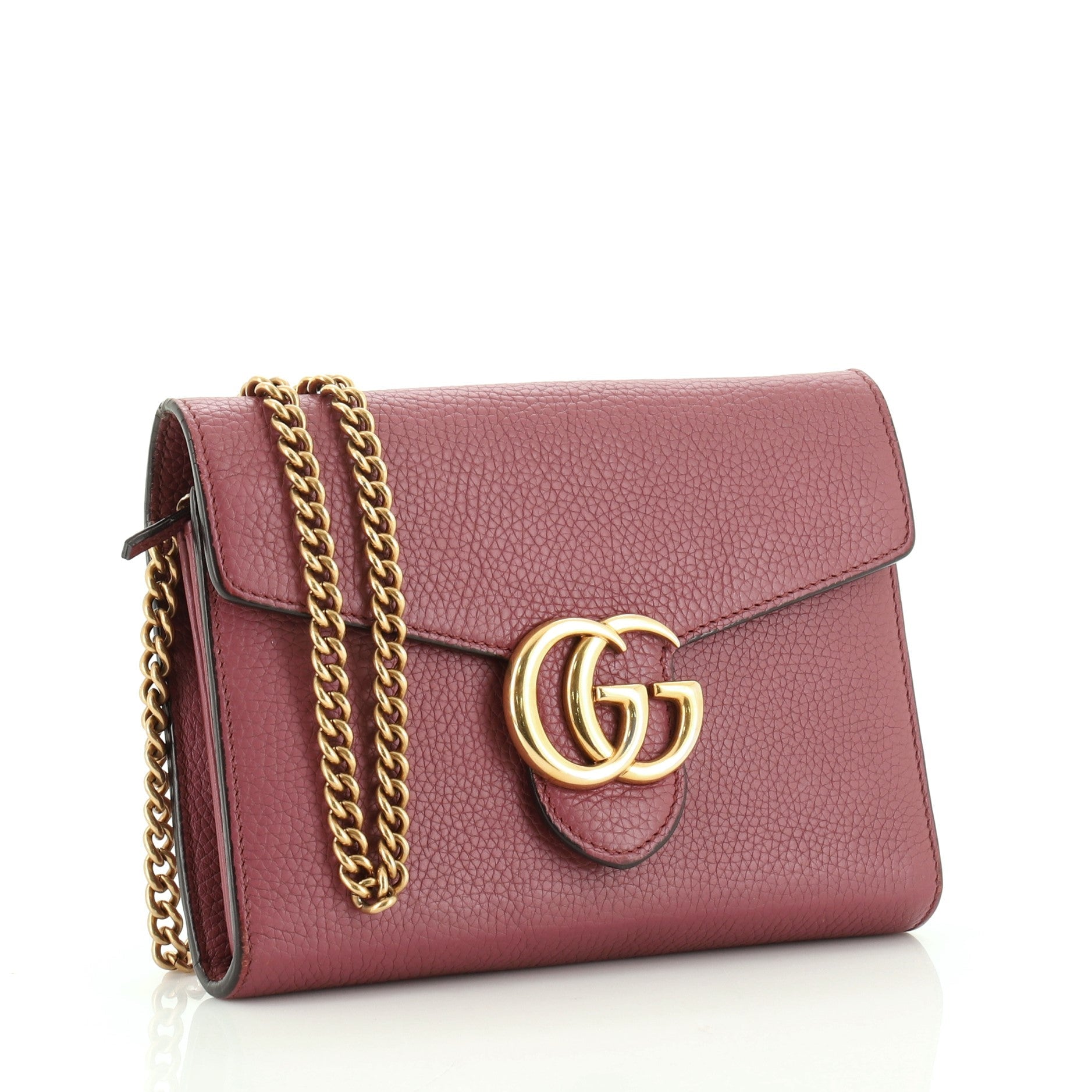 GG Marmont Chain Wallet Leather Mini
