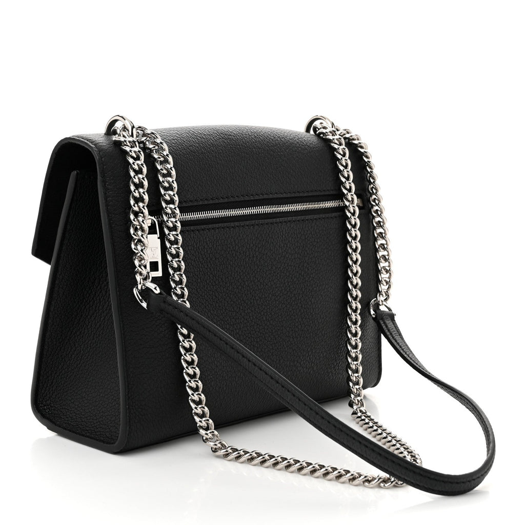 Soft Calfskin Mylockme Chain Bag BB Black