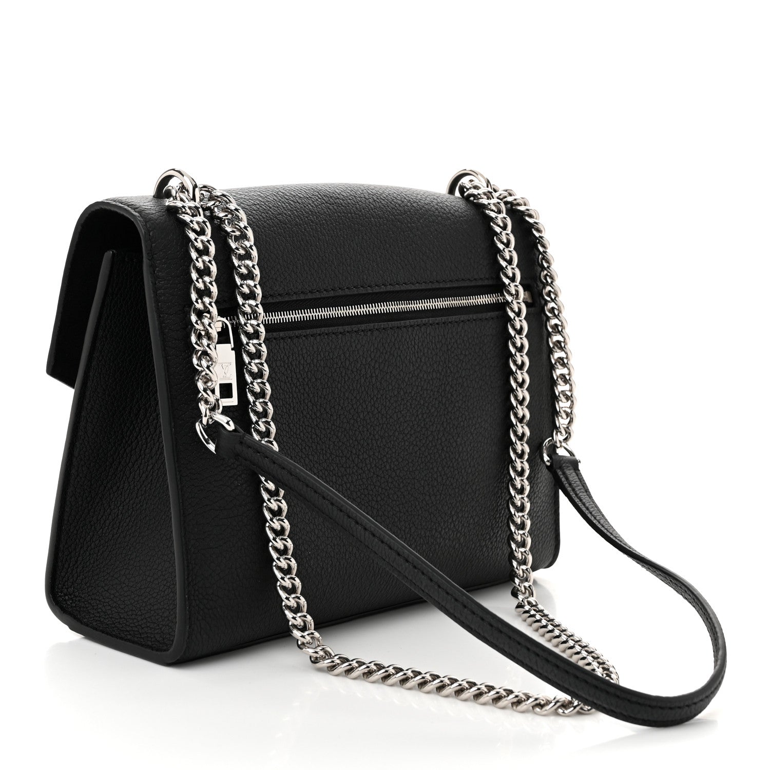 Soft Calfskin Mylockme Chain Bag BB Black