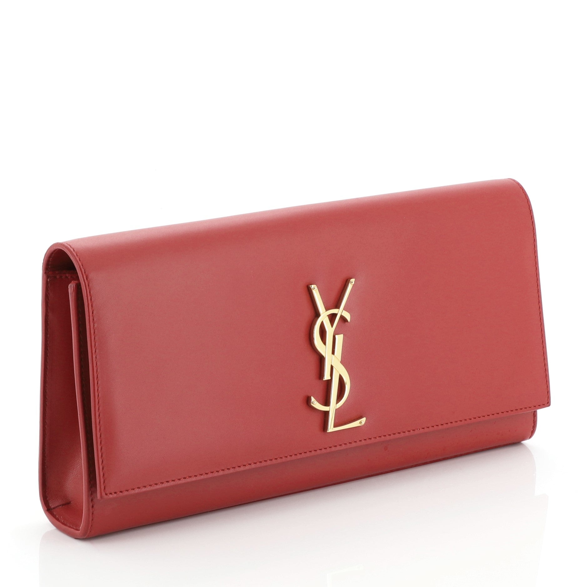 Classic Monogram Clutch Leather Long