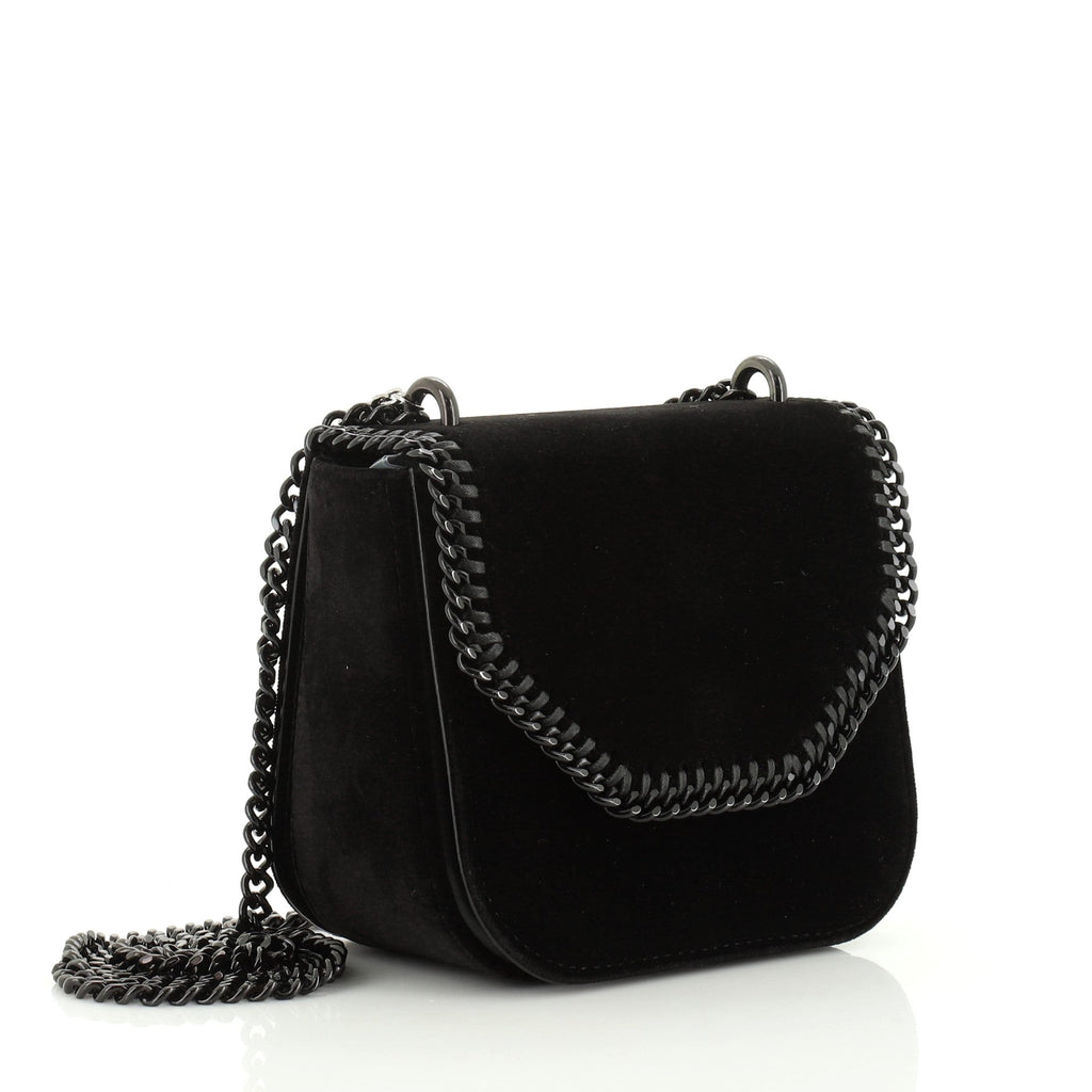 Falabella Box Shoulder Bag Velvet Mini