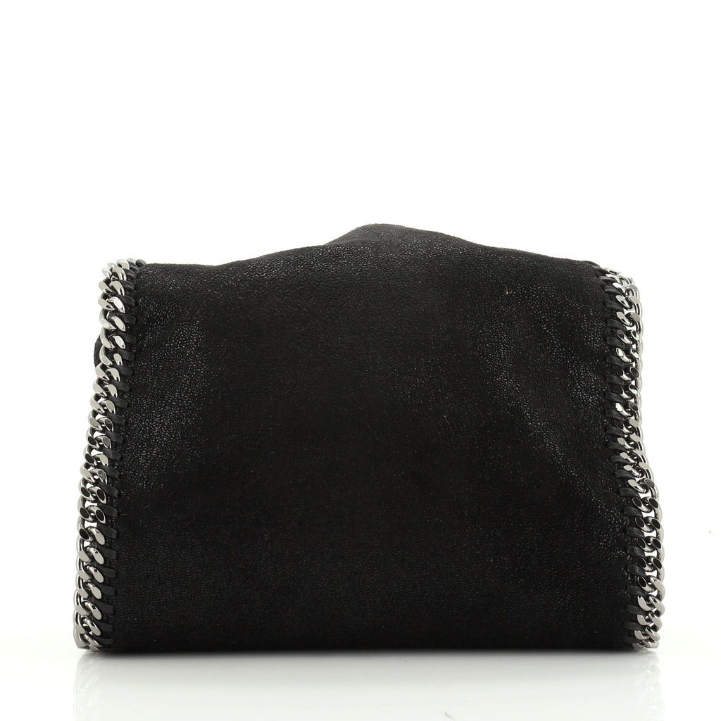 Falabella Fold Over Crossbody Bag Studded Shaggy Deer Mini