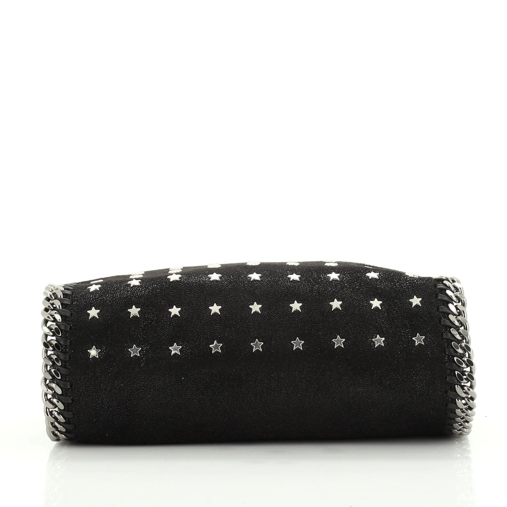 Falabella Fold Over Crossbody Bag Studded Shaggy Deer Mini