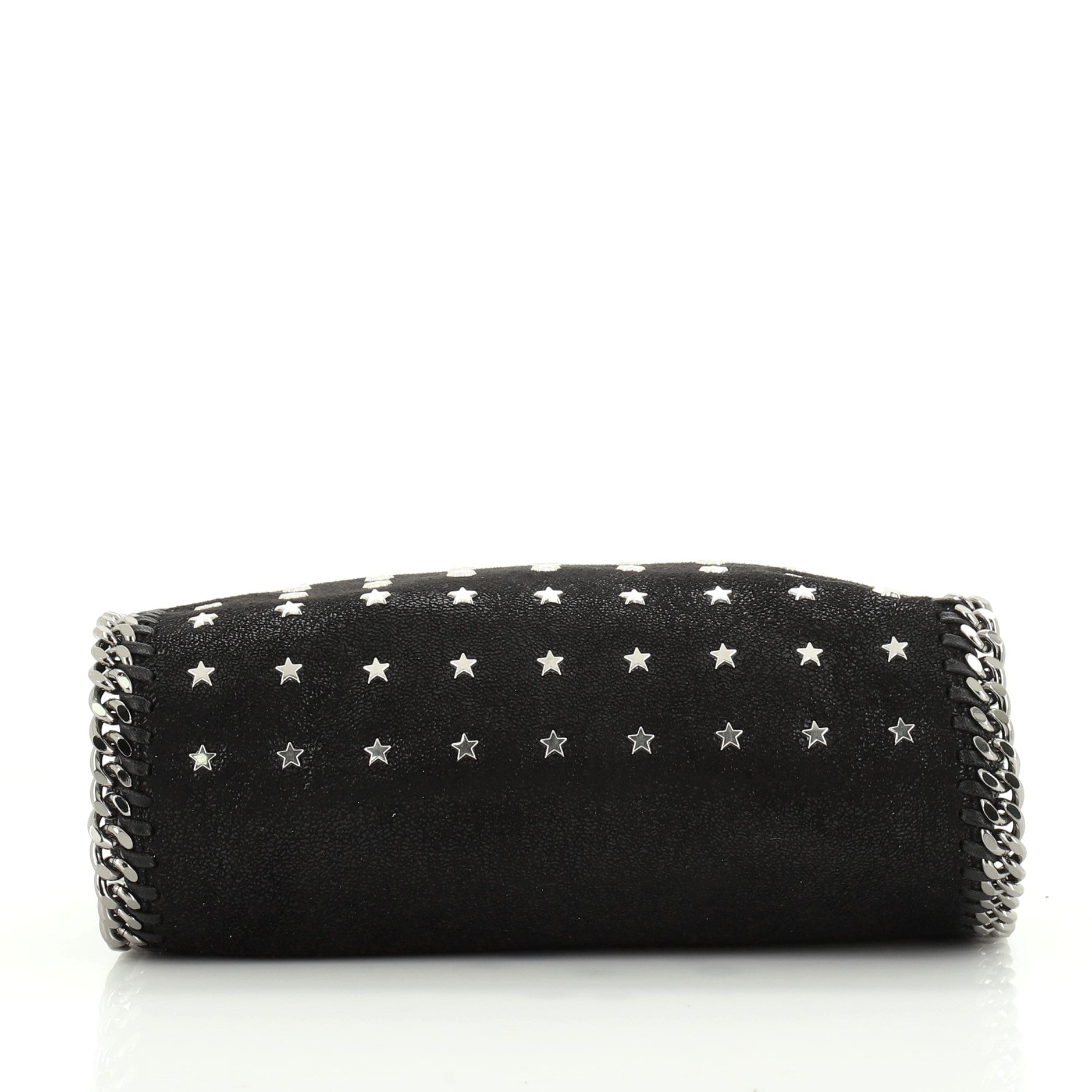 Falabella Fold Over Crossbody Bag Studded Shaggy Deer Mini