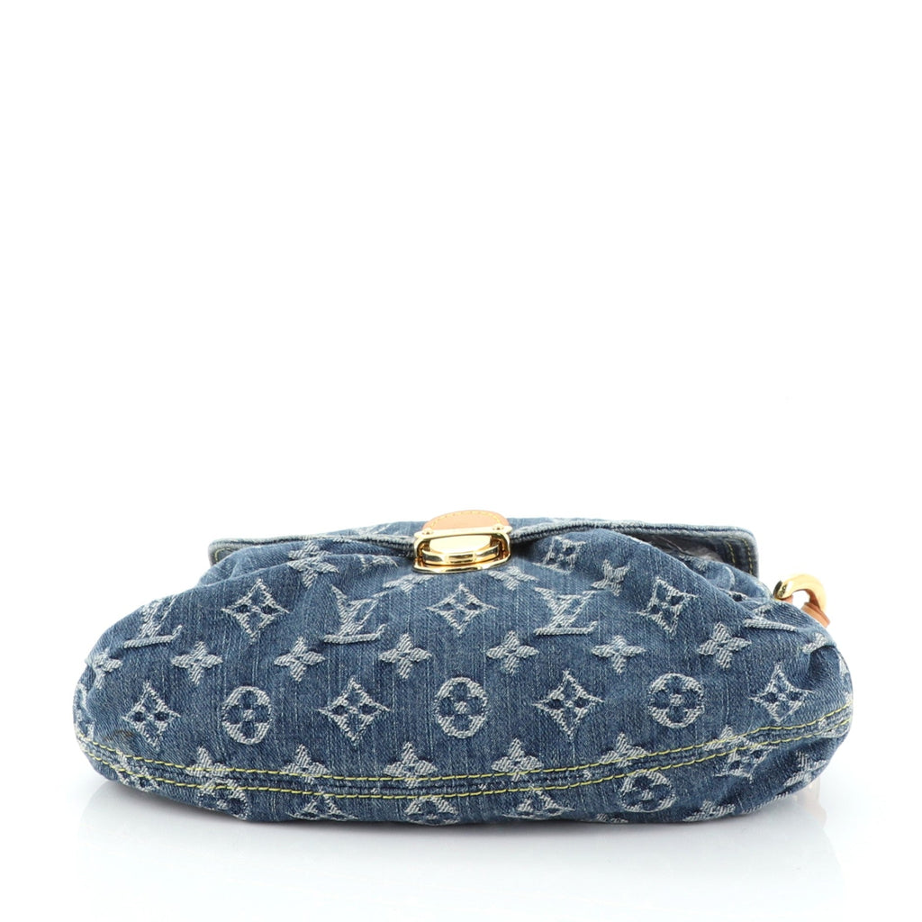 Pleaty Handbag Denim Mini