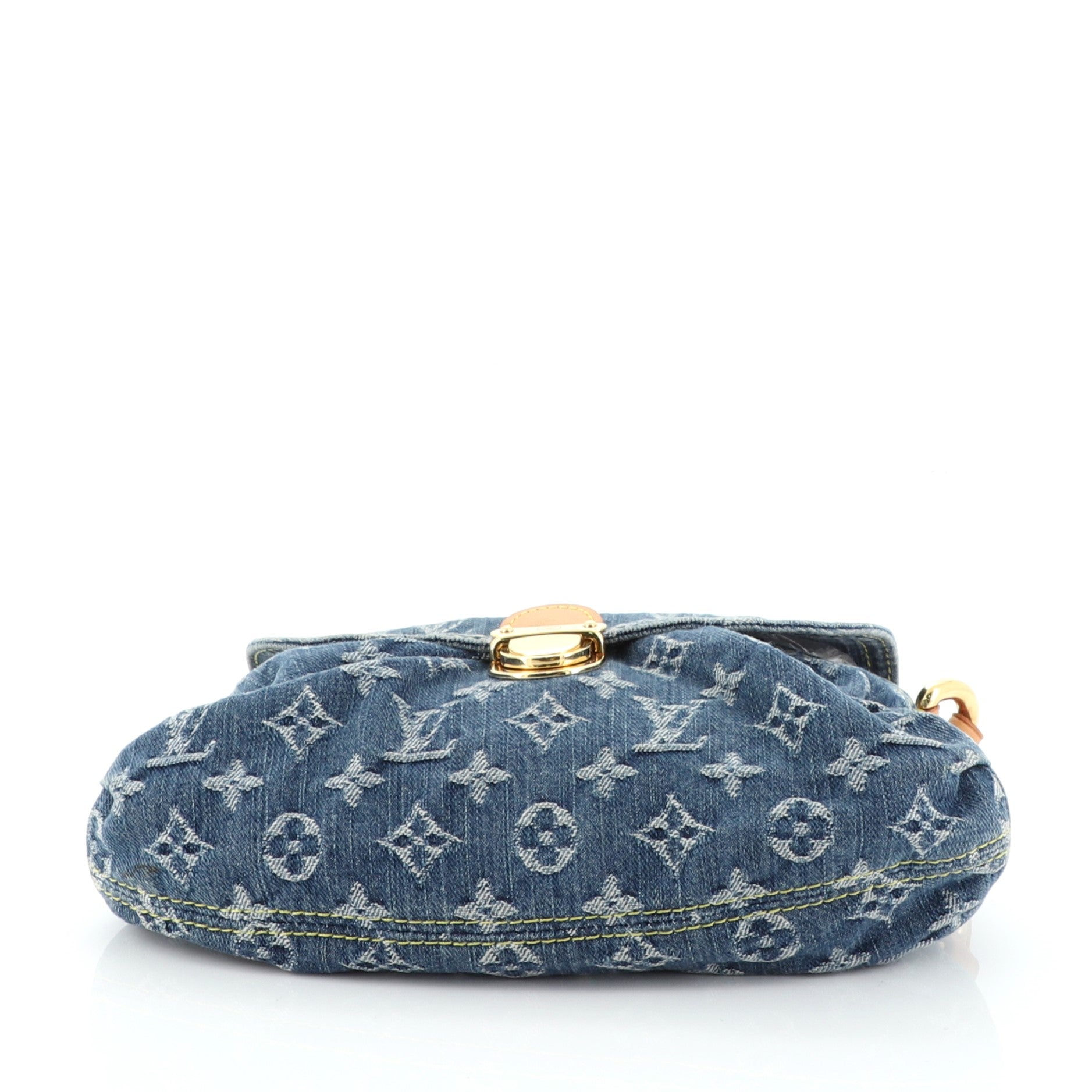 Pleaty Handbag Denim Mini
