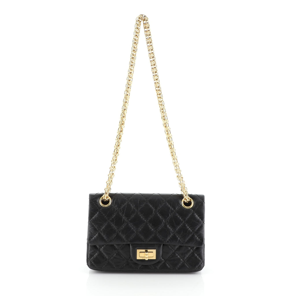 Reissue 2.55 Flap Bag Quilted Aged Calfskin Mini