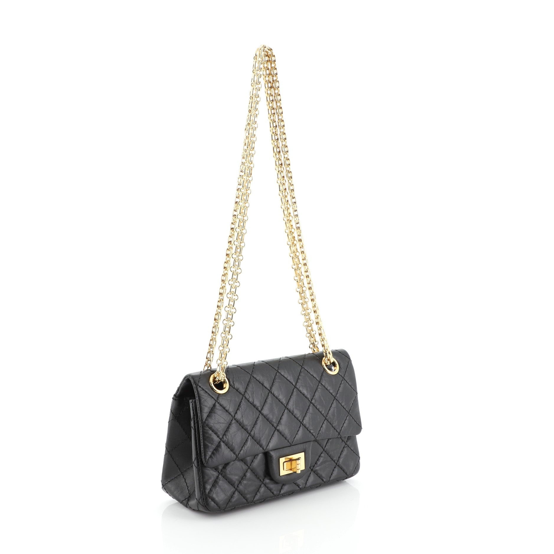 Reissue 2.55 Flap Bag Quilted Aged Calfskin Mini
