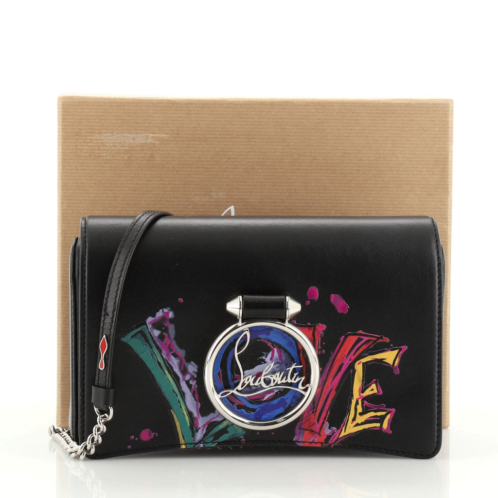 Rubylou Love Clutch Printed Leather