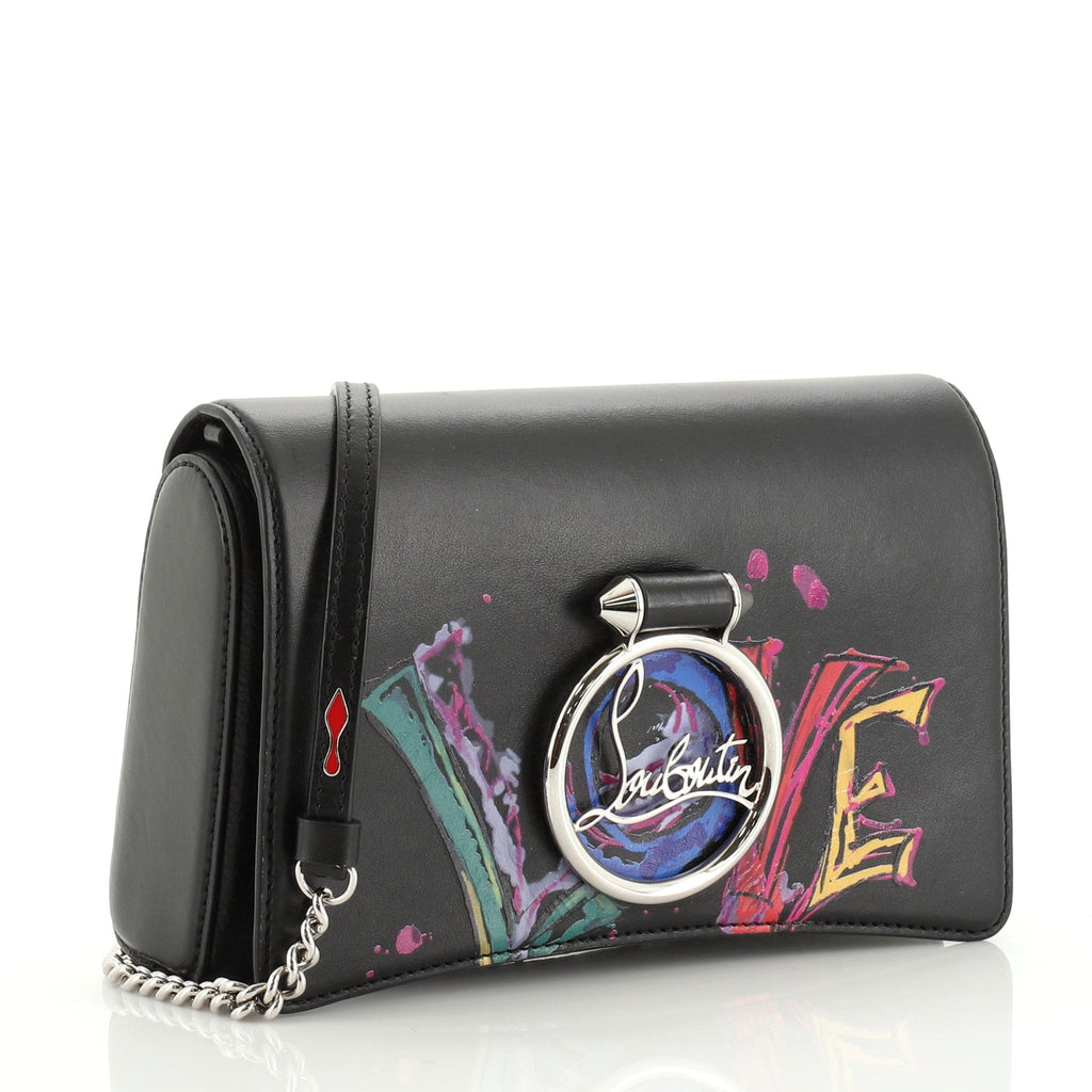 Rubylou Love Clutch Printed Leather