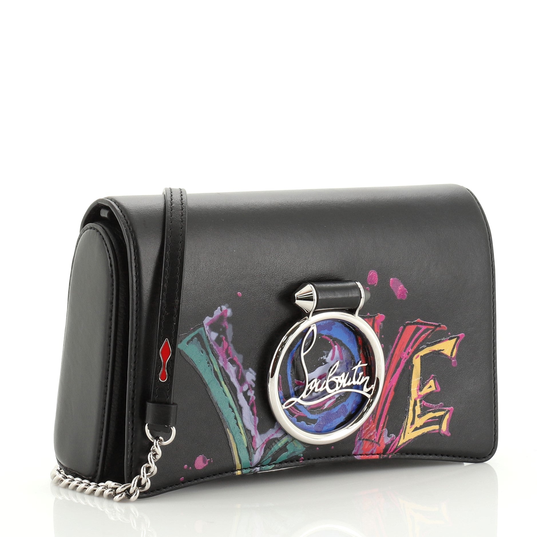 Rubylou Love Clutch Printed Leather