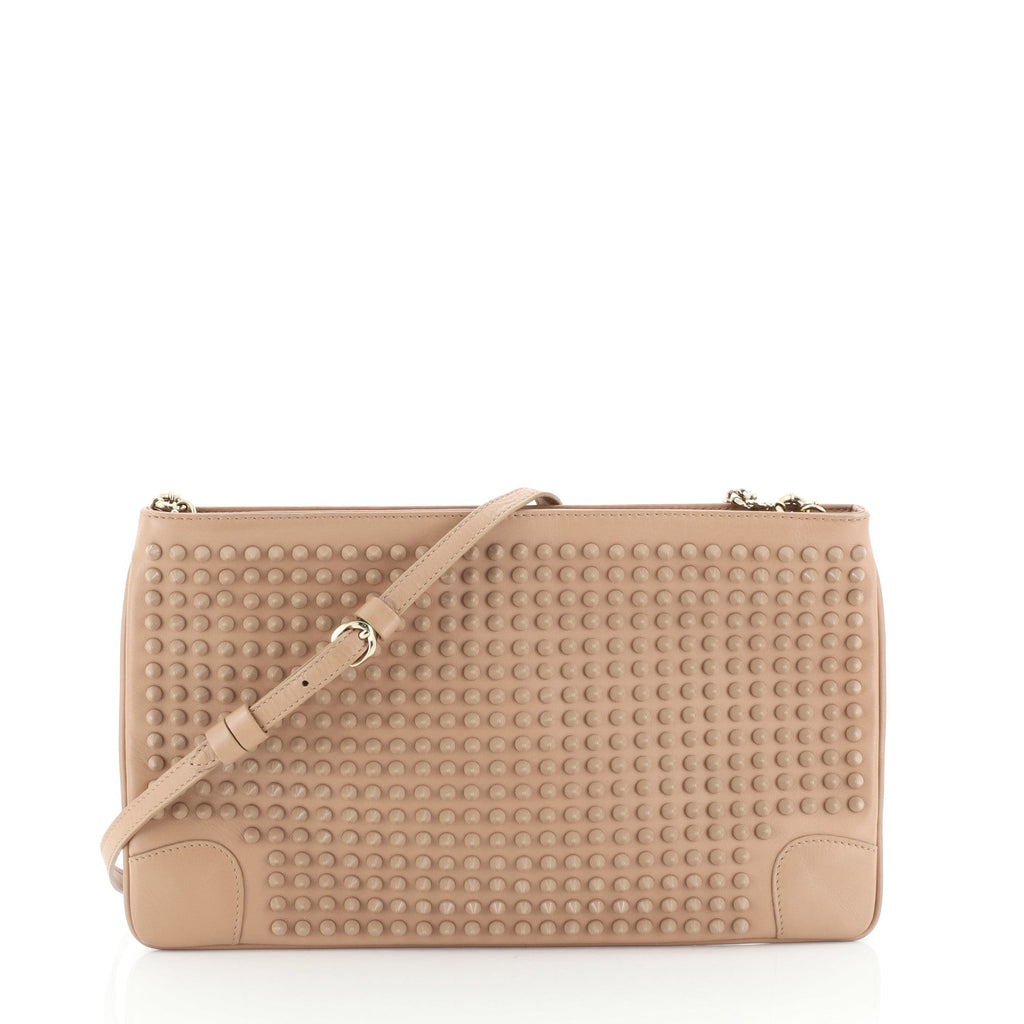 Loubiposh Clutch Spiked Leather