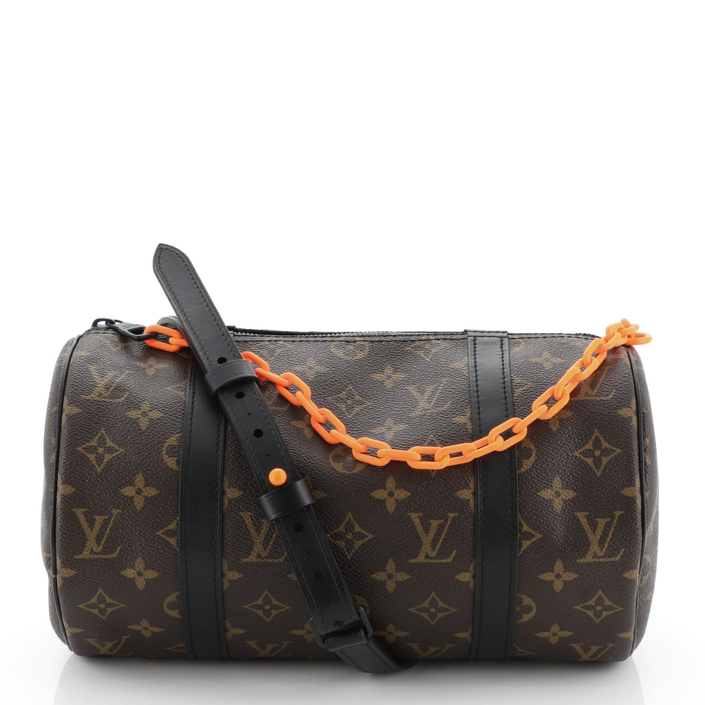 Solar Ray Papillon Messenger Monogram Canvas Mini
