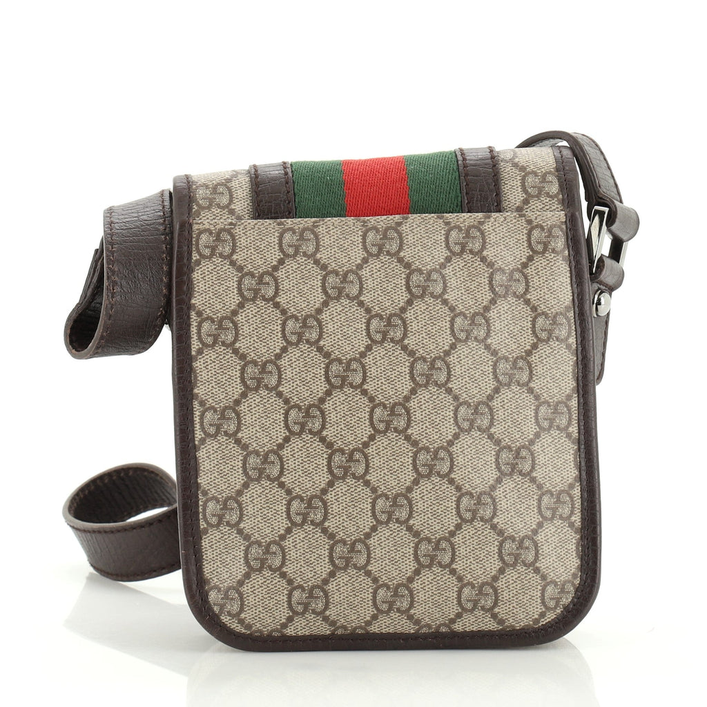 Vintage Web Crossbody Bag GG Coated Canvas Mini