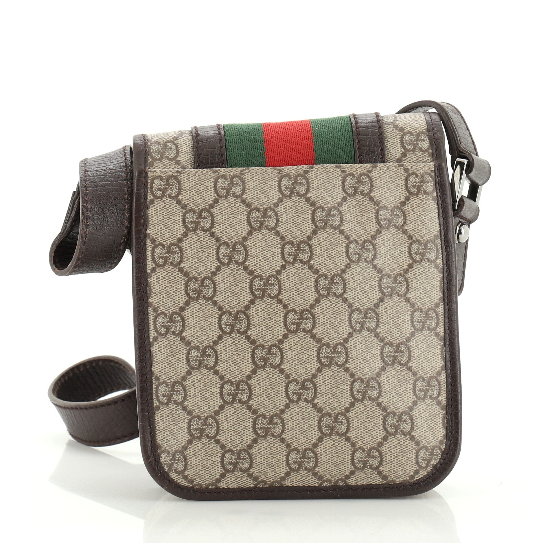 Vintage Web Crossbody Bag GG Coated Canvas Mini