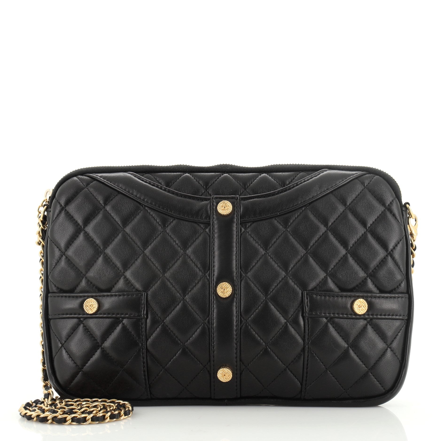 Girl Clutch on Chain Quilted Lambskin Medium