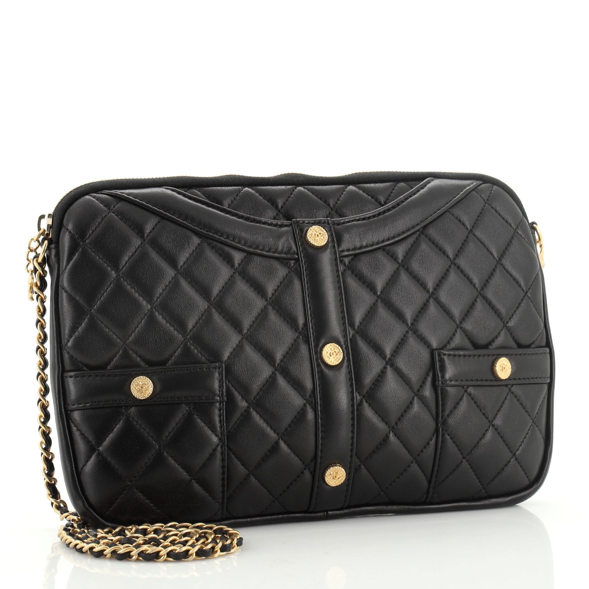 Girl Clutch on Chain Quilted Lambskin Medium