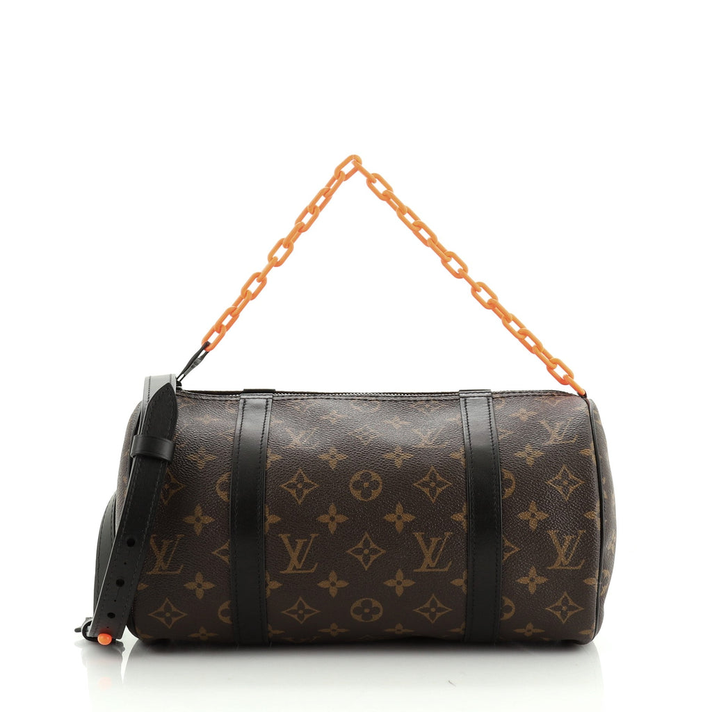 Solar Ray Papillon Messenger Monogram Canvas Mini