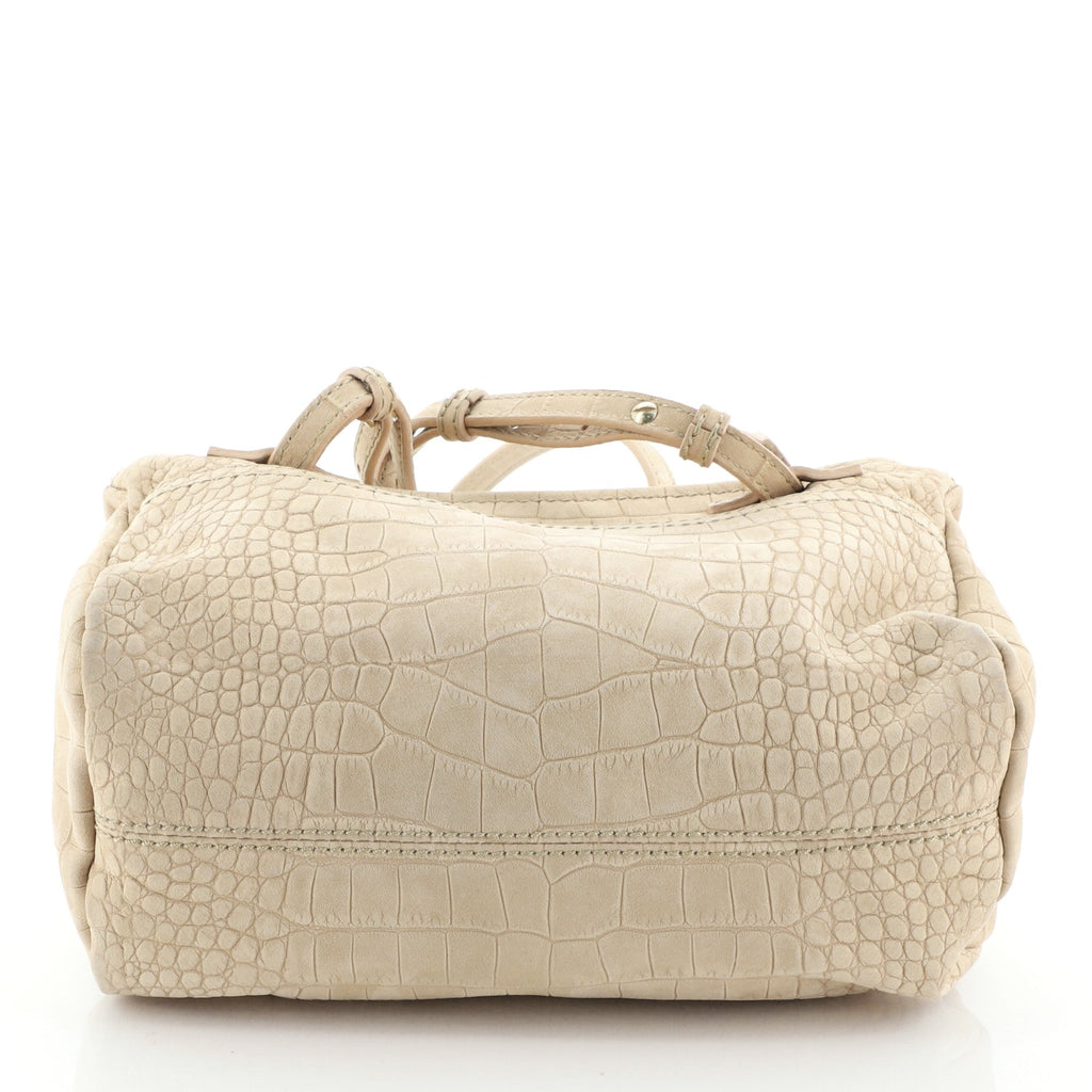 Pandora Bag Crocodile Embossed Nubuck Mini