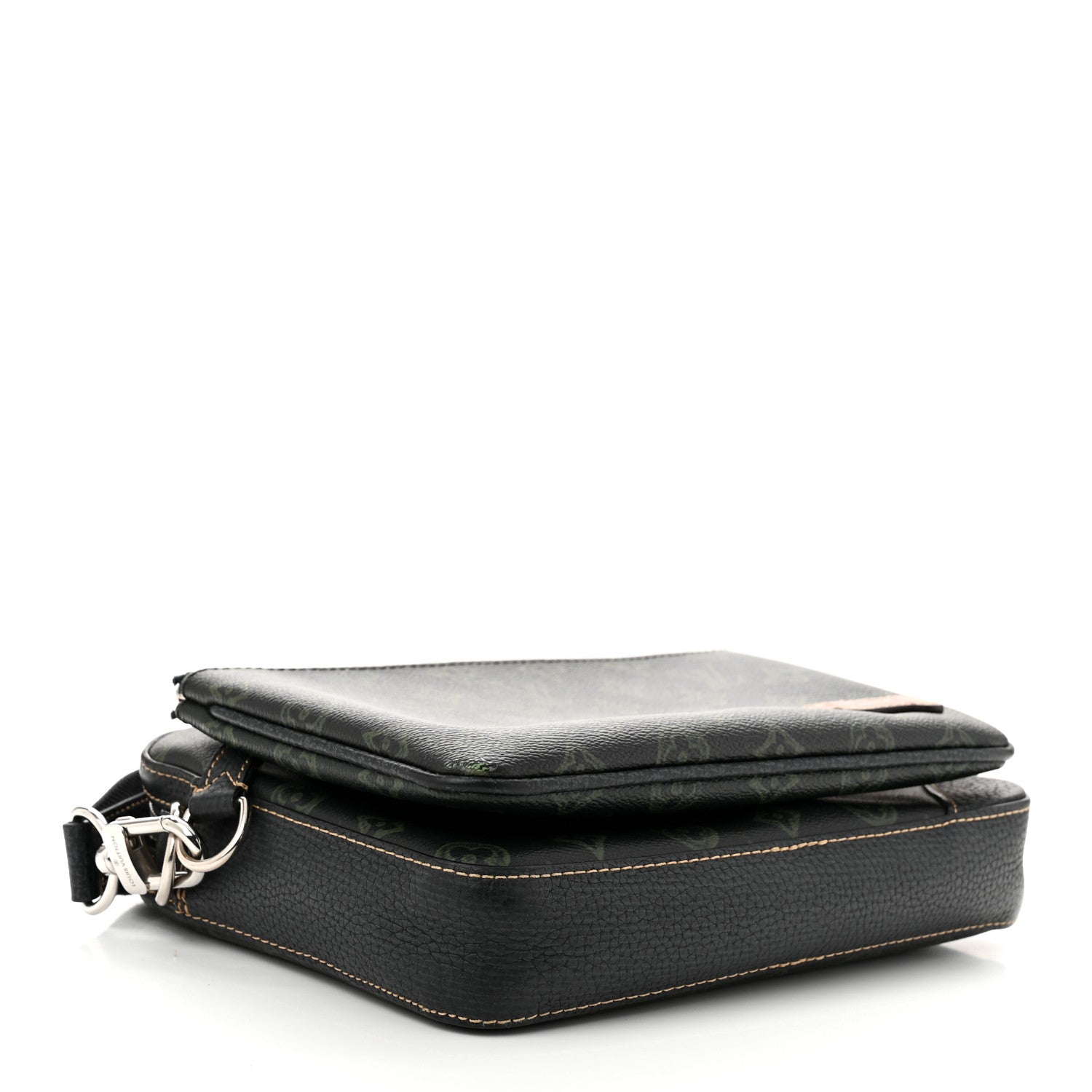 Monogram Trio Messenger Dark Green