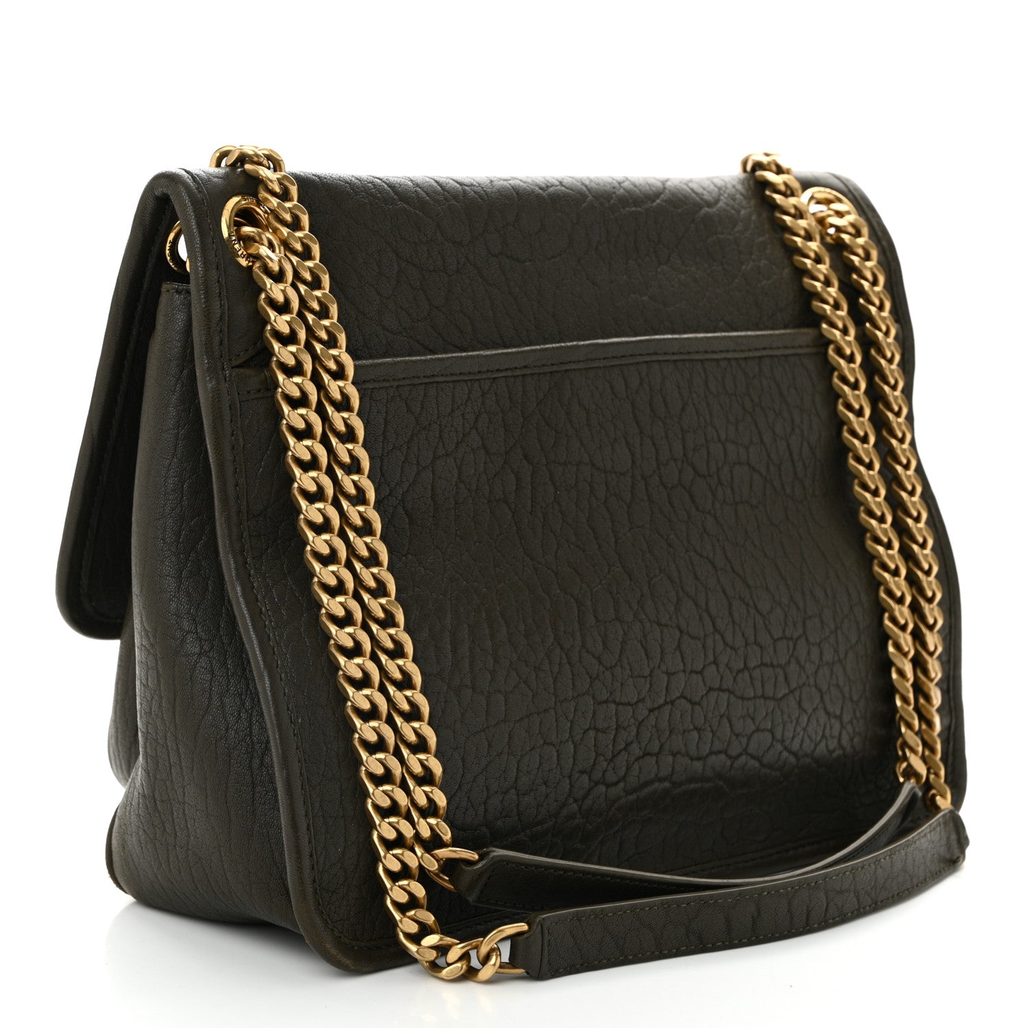 Grained Lambskin Monogram Medium Niki Chain Satchel Light Musk