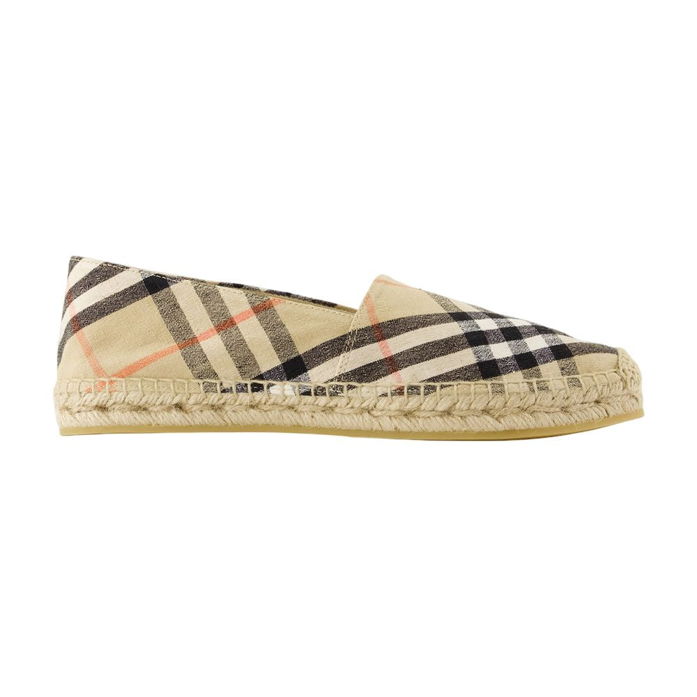Lf Mews Espadrilles - Burberry - Linen - Beige