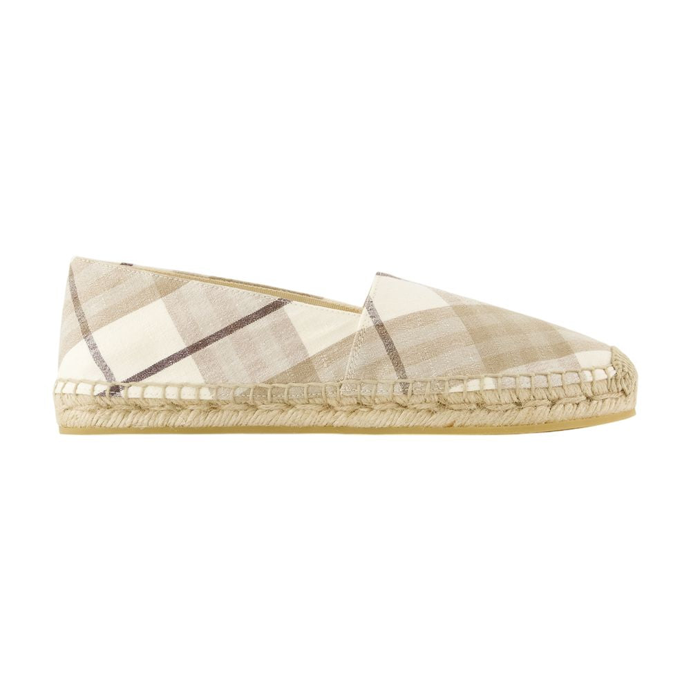 Lf Mews Espadrilles - Burberry - Linen - Beige