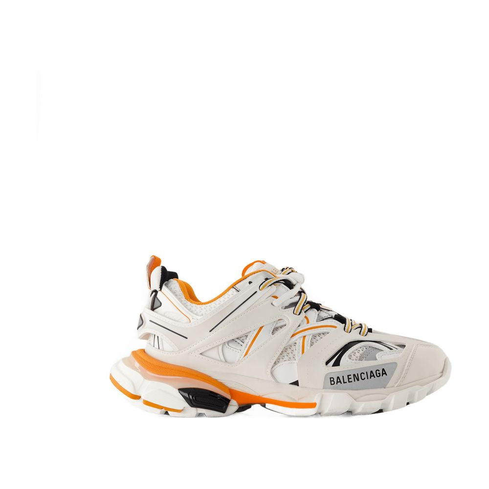 Women's Track Sneakers - Balenciaga - Synthetic - White/Orange