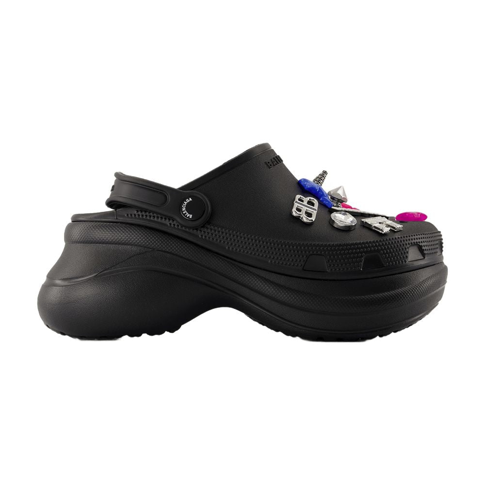 Women's Crocs Mules - Balenciaga - Synthetic - Black