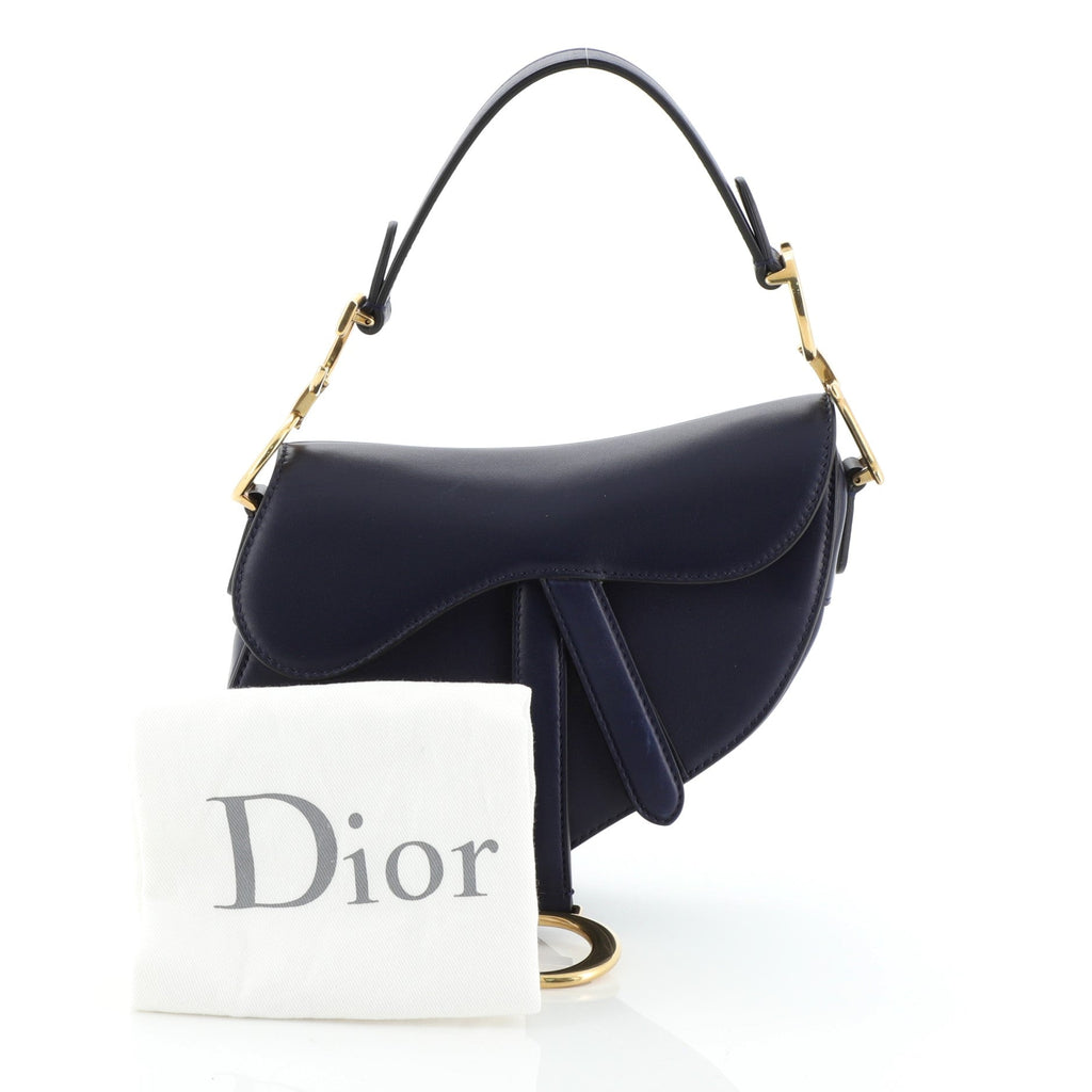 Saddle Handbag Leather Mini