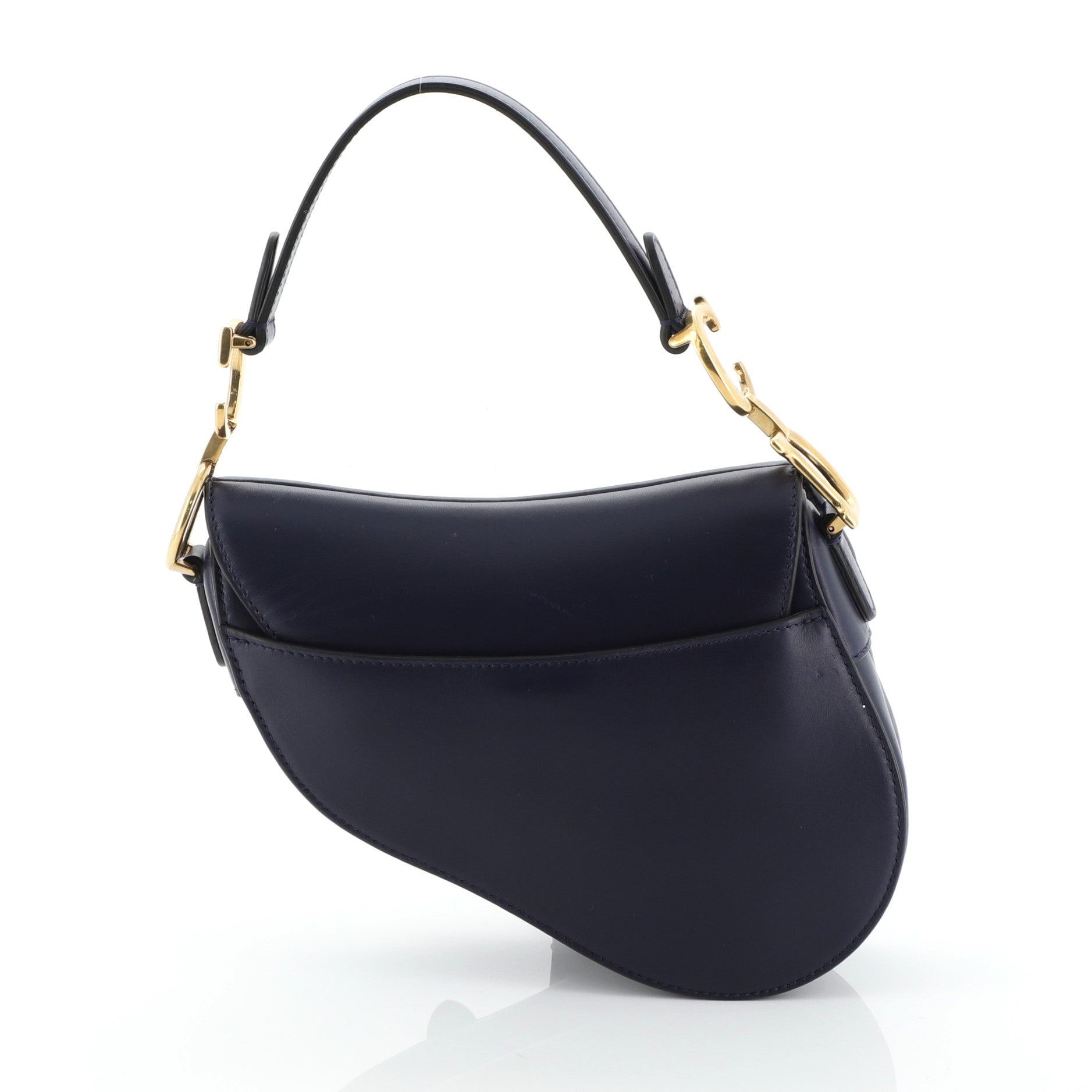 Saddle Handbag Leather Mini