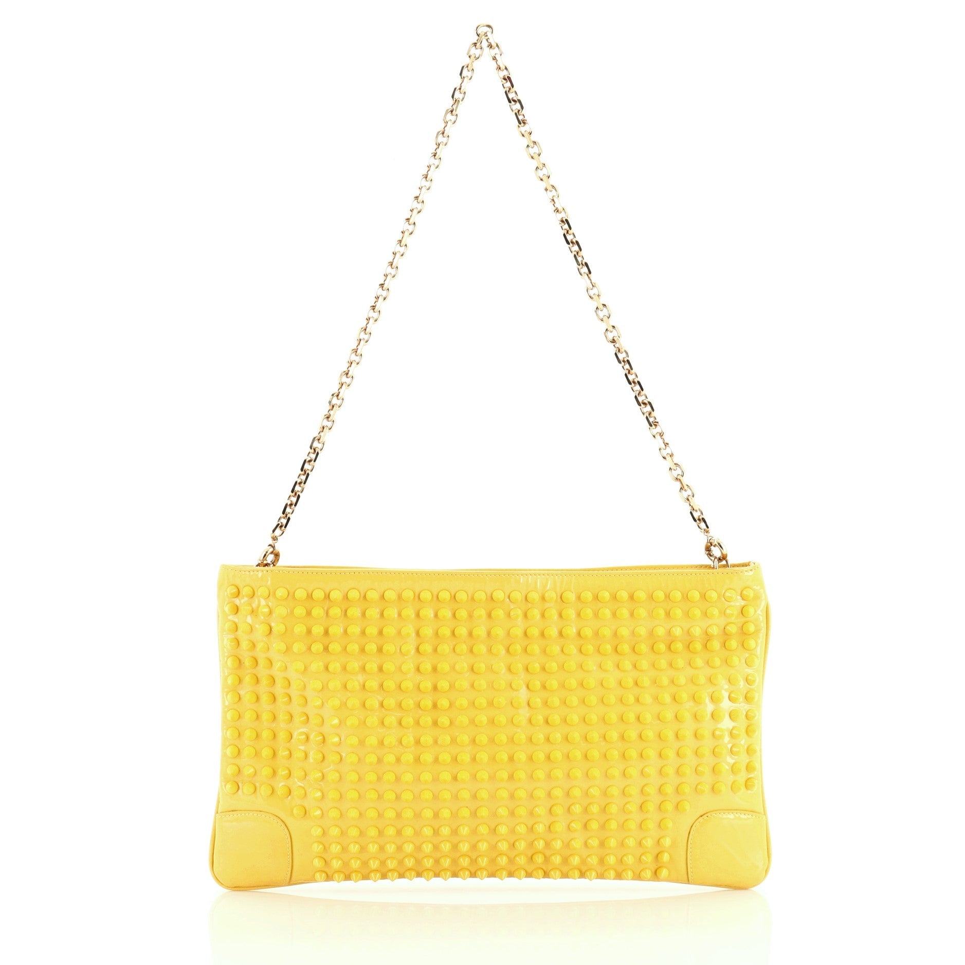 Loubiposh Clutch Spiked Patent