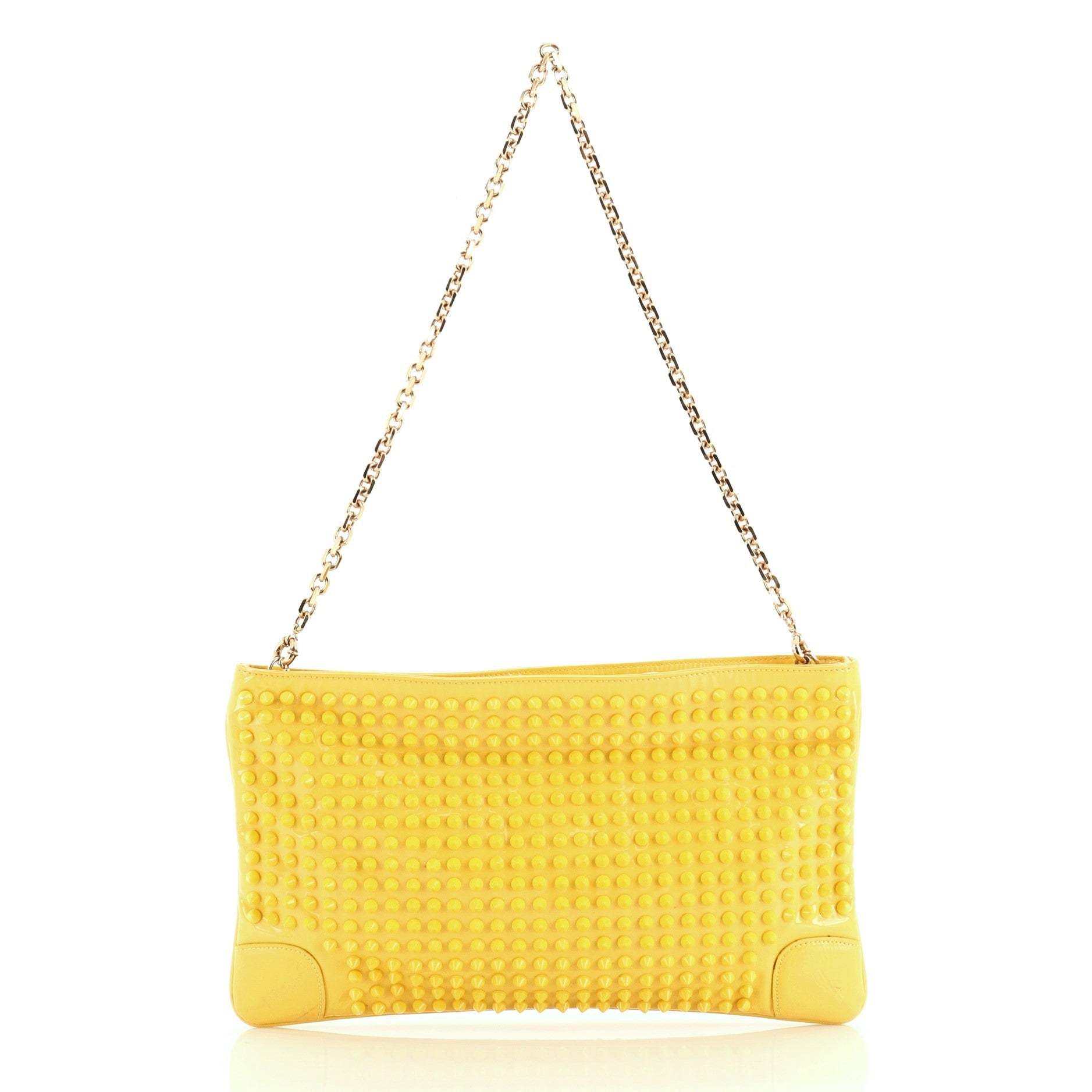 Loubiposh Clutch Spiked Patent
