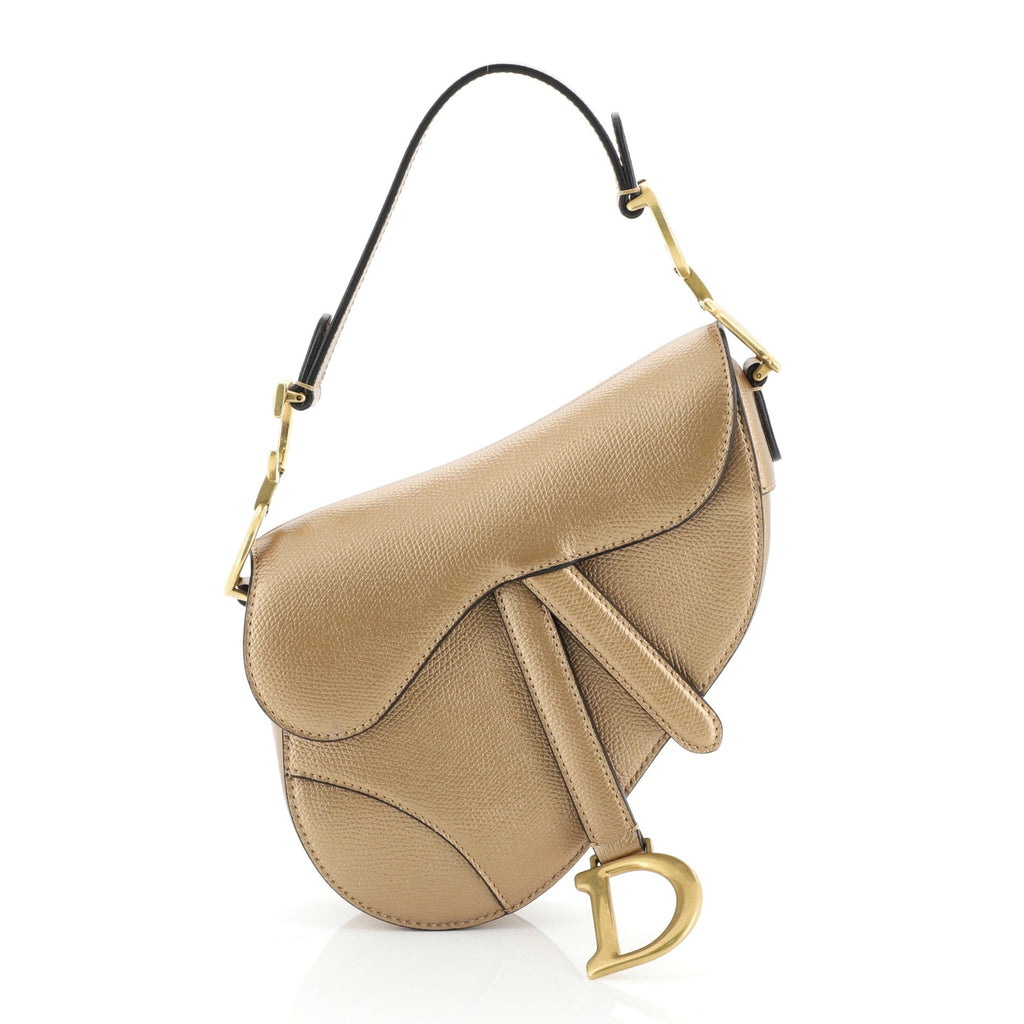 Saddle Handbag Leather Mini