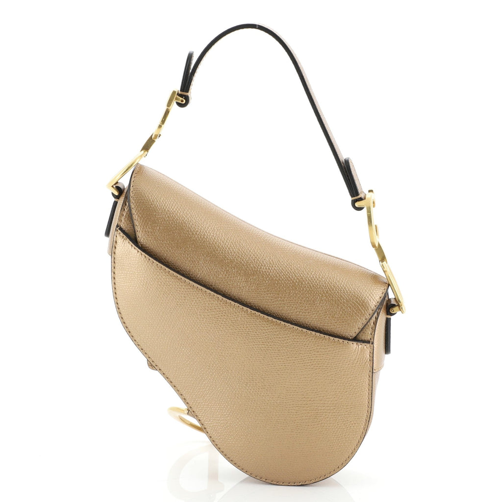 Saddle Handbag Leather Mini