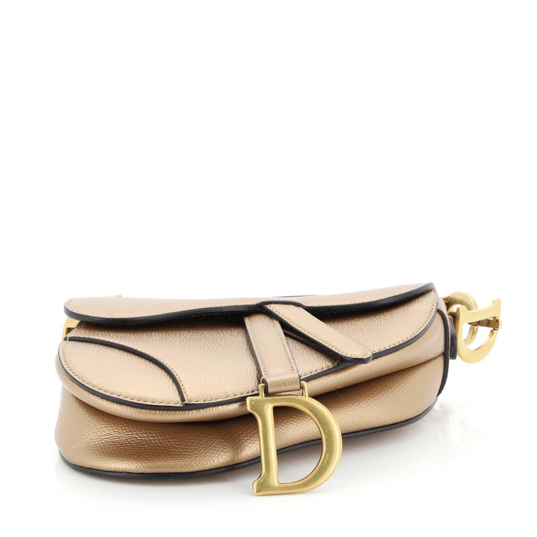 Saddle Handbag Leather Mini